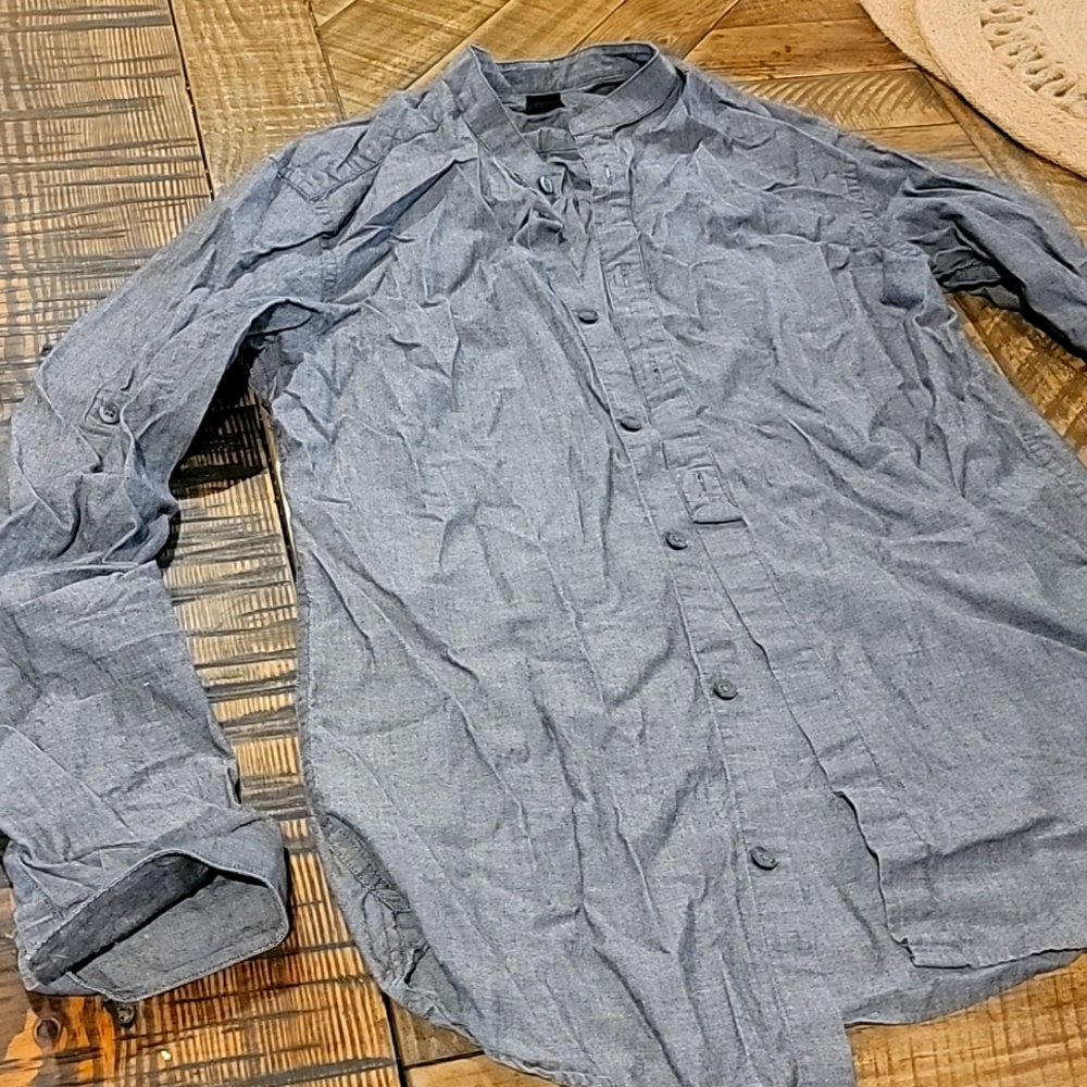 H&M button down, charcoal grey